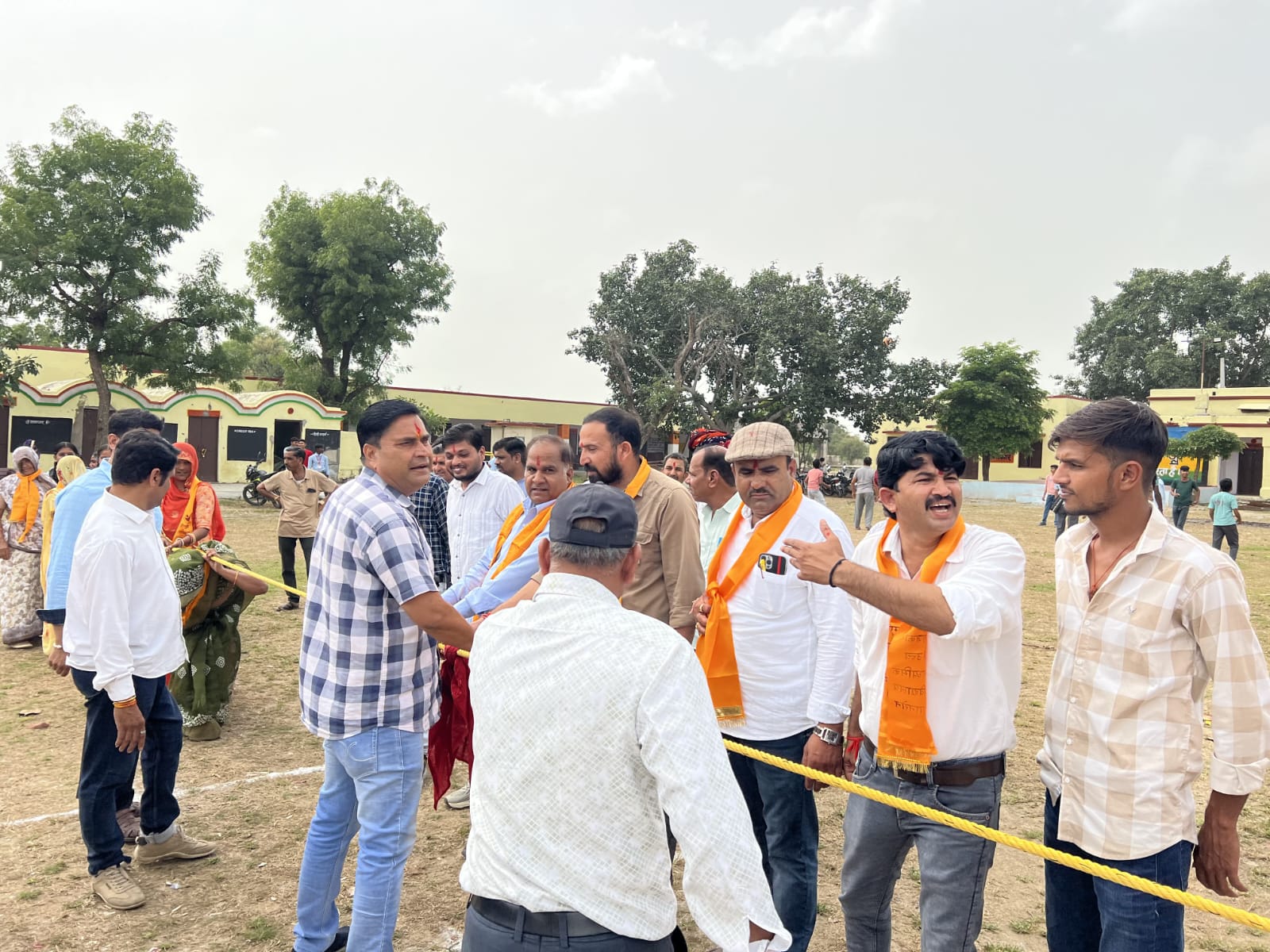 चित्तौड़गढ़ - बानसेन में सांसद खेल महोत्सव का जोश, खिलाड़ियों ने दिखाया दमखम 