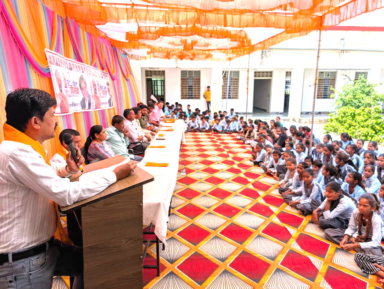  चित्तौड़गढ़ / बिनोता - भगवानपुरा और गुडाखेड़ा में सांसद खेल महोत्सव का आयोजन, खिलाड़ियों ने दिखाया उत्साह