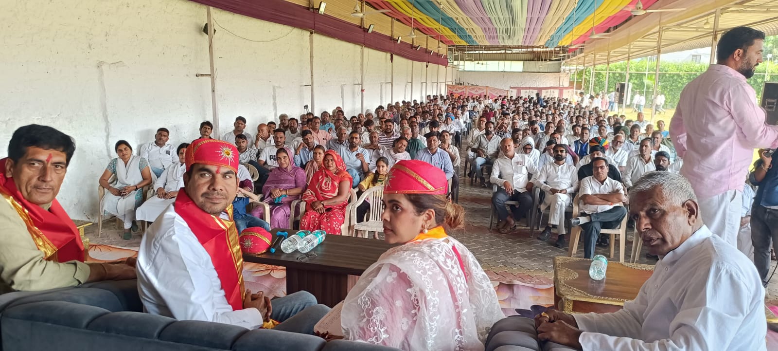  चित्तौड़गढ़ - संगठन सृजन अभियान की कांग्रेस की ग्रामीण बैठक संपन्न