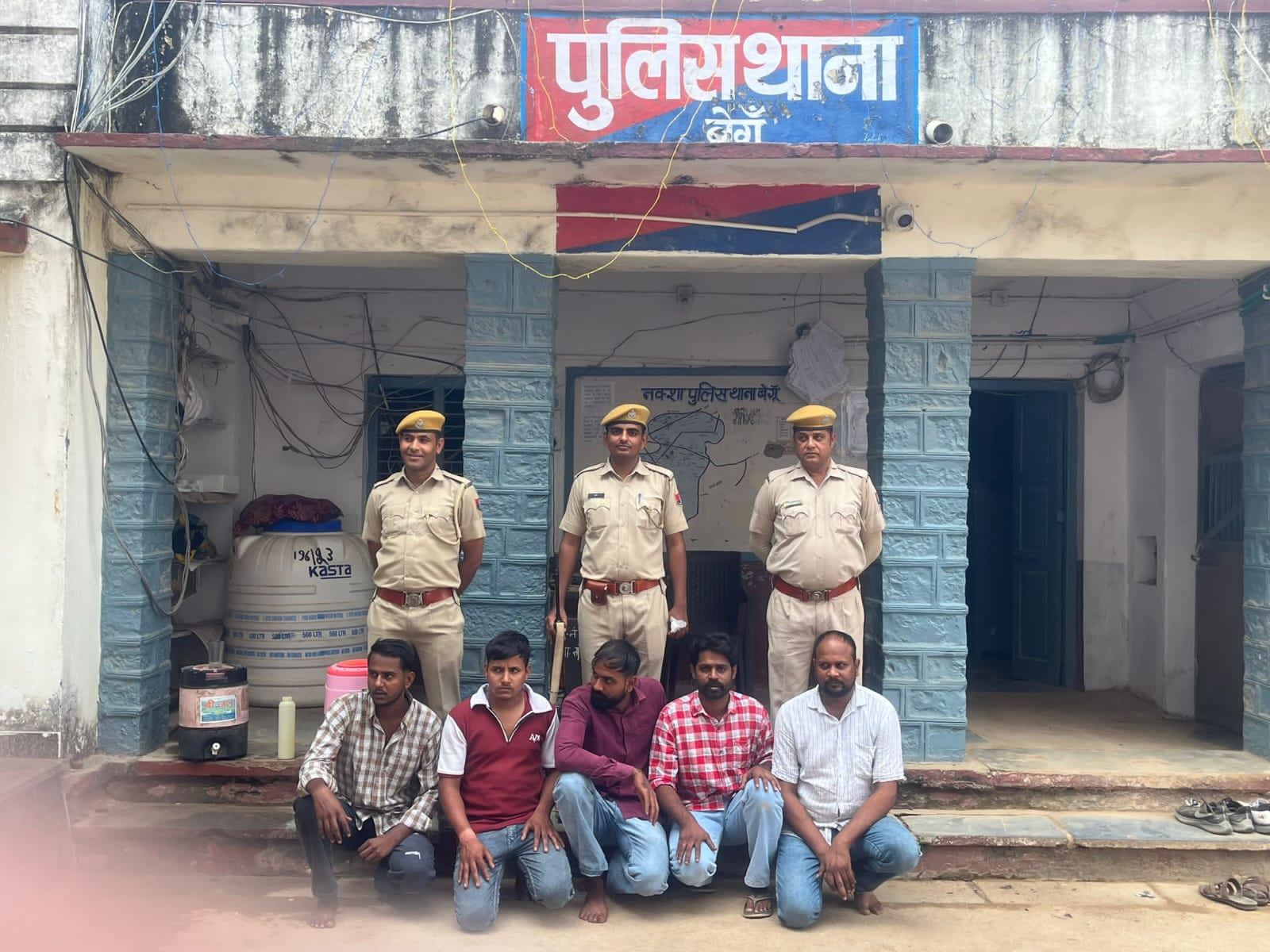 चित्तौड़गढ़ / बेगूं - युवक पर हमला करने वाले 5 आरोपी गिरफ्तार, भेजा न्यायिक अभिरक्षा में