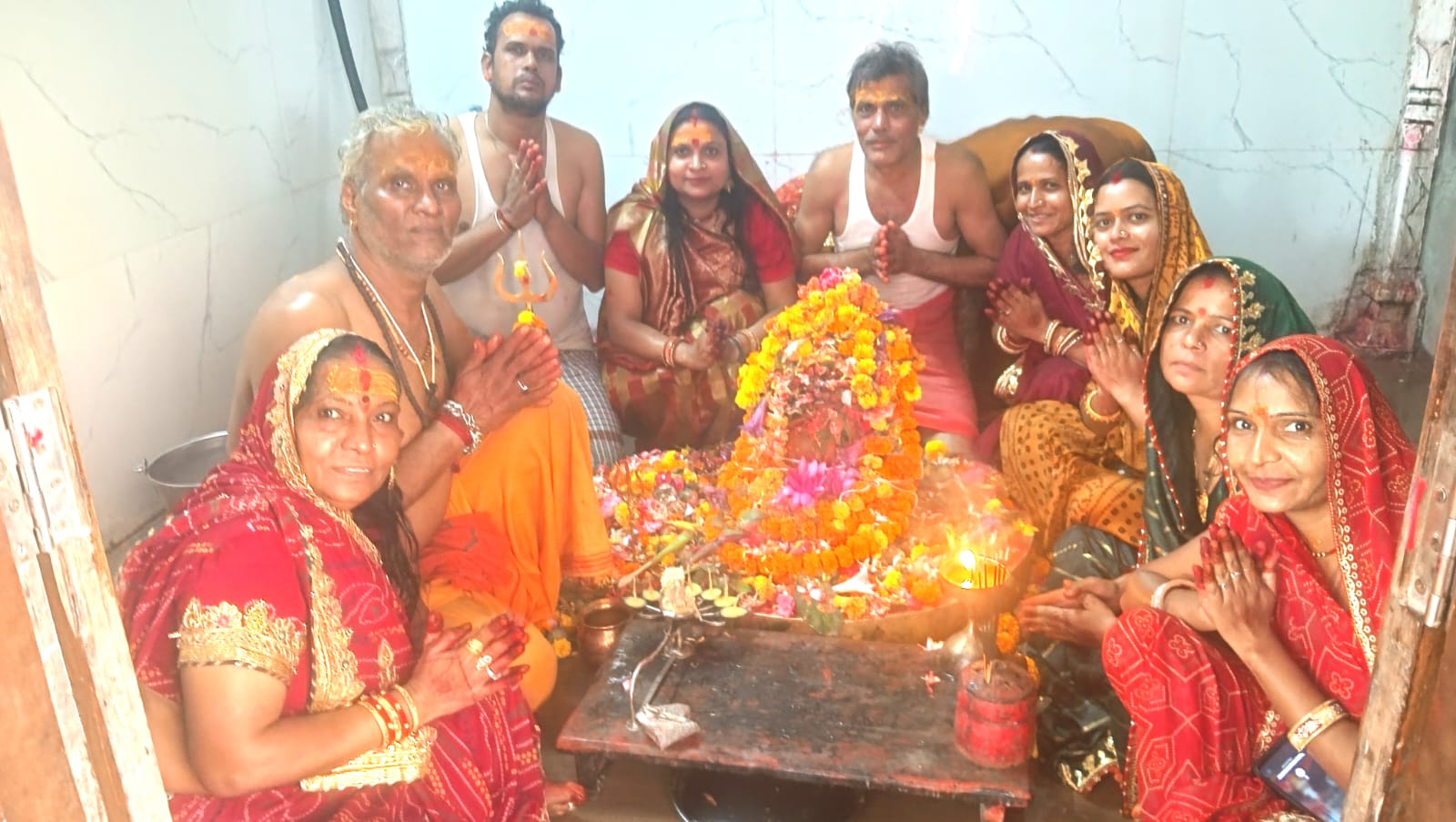 चित्तौड़गढ़ / बिनोता - बिनोता में 300 मनसा वाचा व्रतधारियों ने किया सामूहिक उद्यापन, पातेश्वर महादेव मंदिर में गूंजे भोलेनाथ के जयकारे