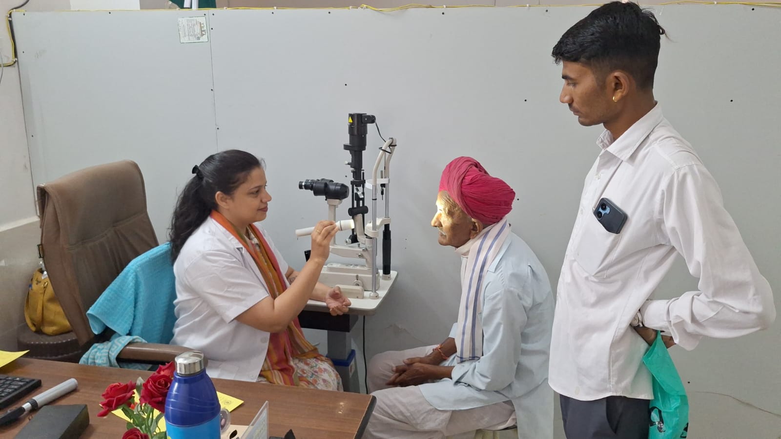 चित्तौड़गढ़ - महावीर इंटरनेशनल नेत्र चिकित्सालय में आयोजित निःशुल्क नेत्र चिकित्सा शिविर में 152 रोगी लाभान्वित