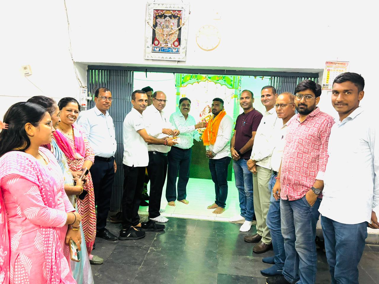 चित्तौड़गढ़ - मंत्रालयिक कर्मचारी परिषद जिलाध्यक्ष का किया स्वागत