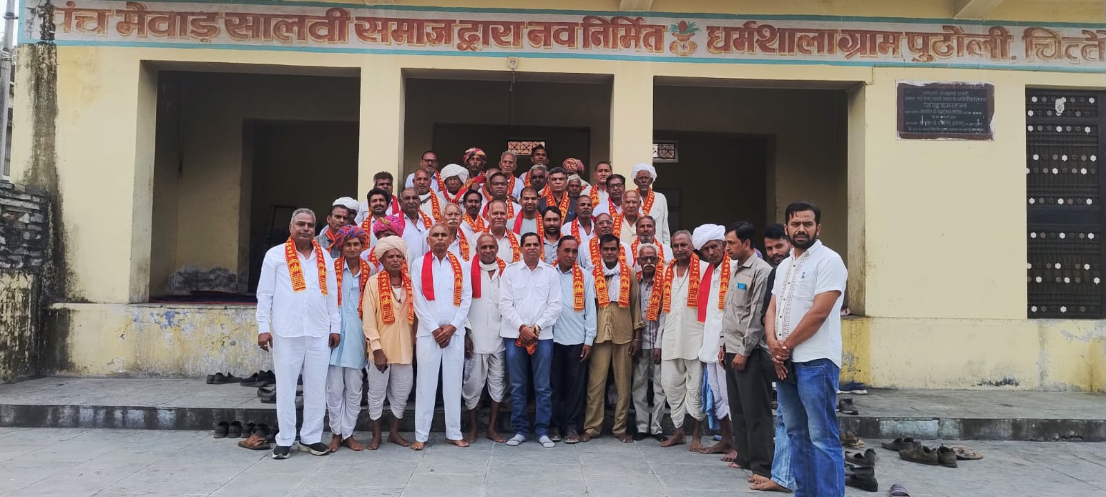 चित्तौड़गढ़ - सालवी समाज की बैठक में वरिष्ठ जनों का सम्मान