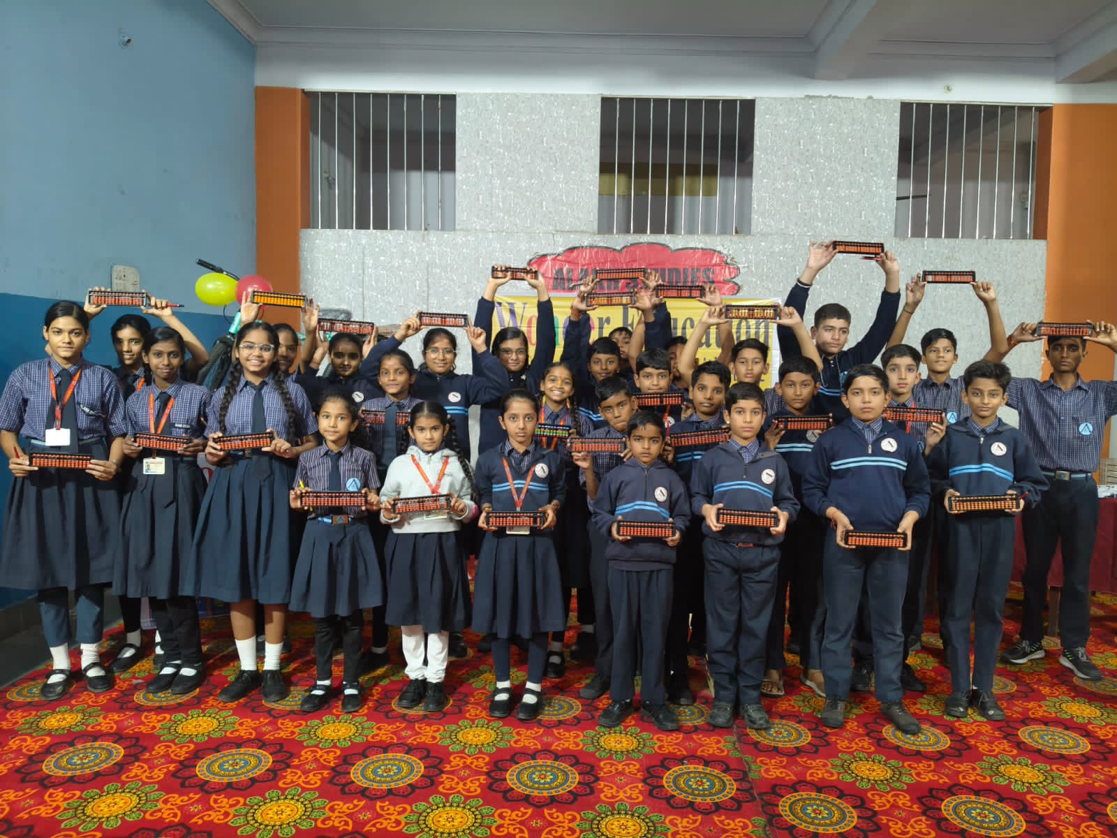 चित्तौड़गढ़ - अबेकस प्रतियोगिता का सफल आयोजन, वंडर एजुकेशन ने बढ़ाई बच्चों की गणना की गति