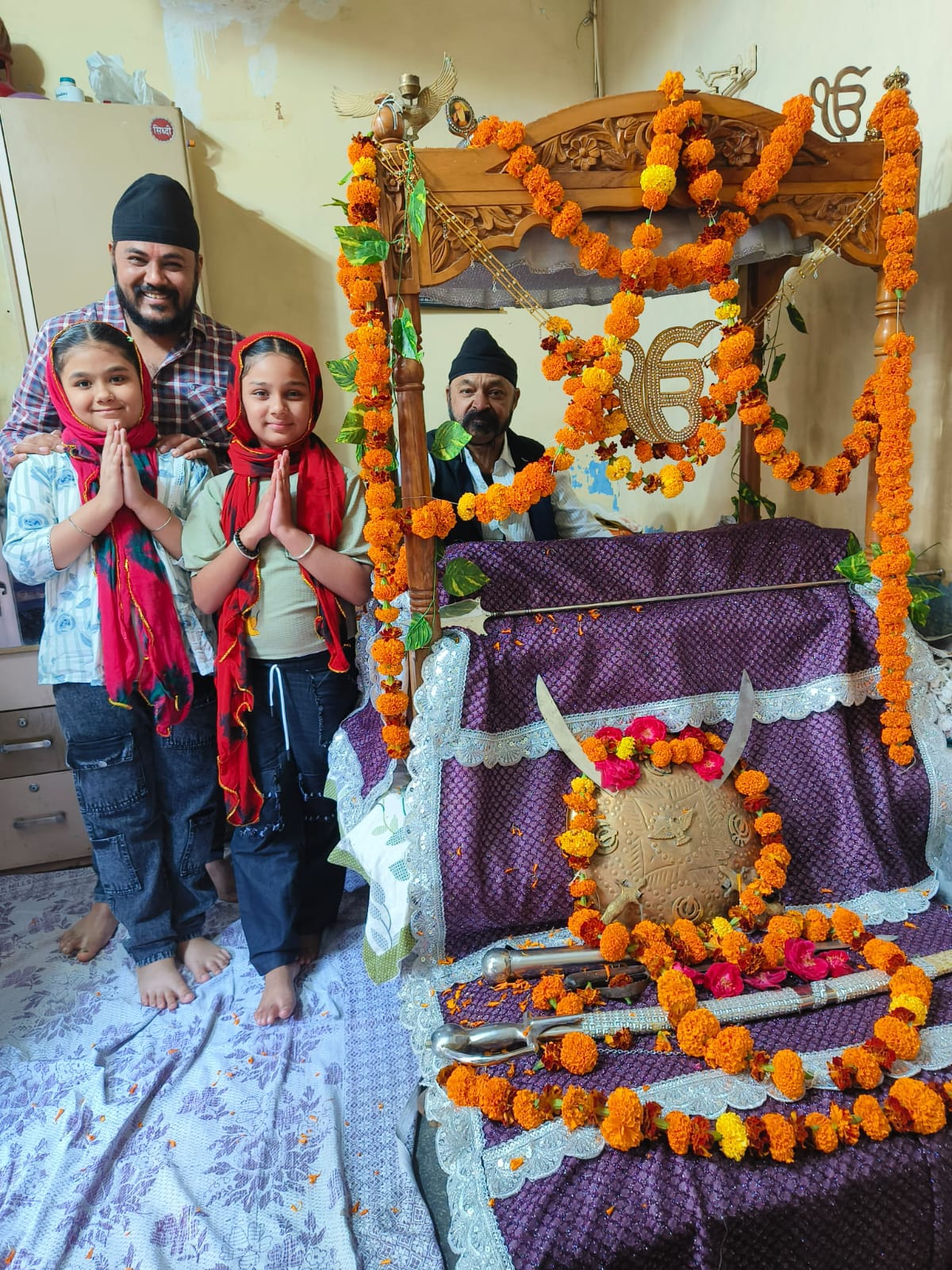 चित्तौड़गढ़ / कपासन - गुरु नानक जयंती पर शब्द कीर्तन कार्यक्रम का हुआ आयोजन