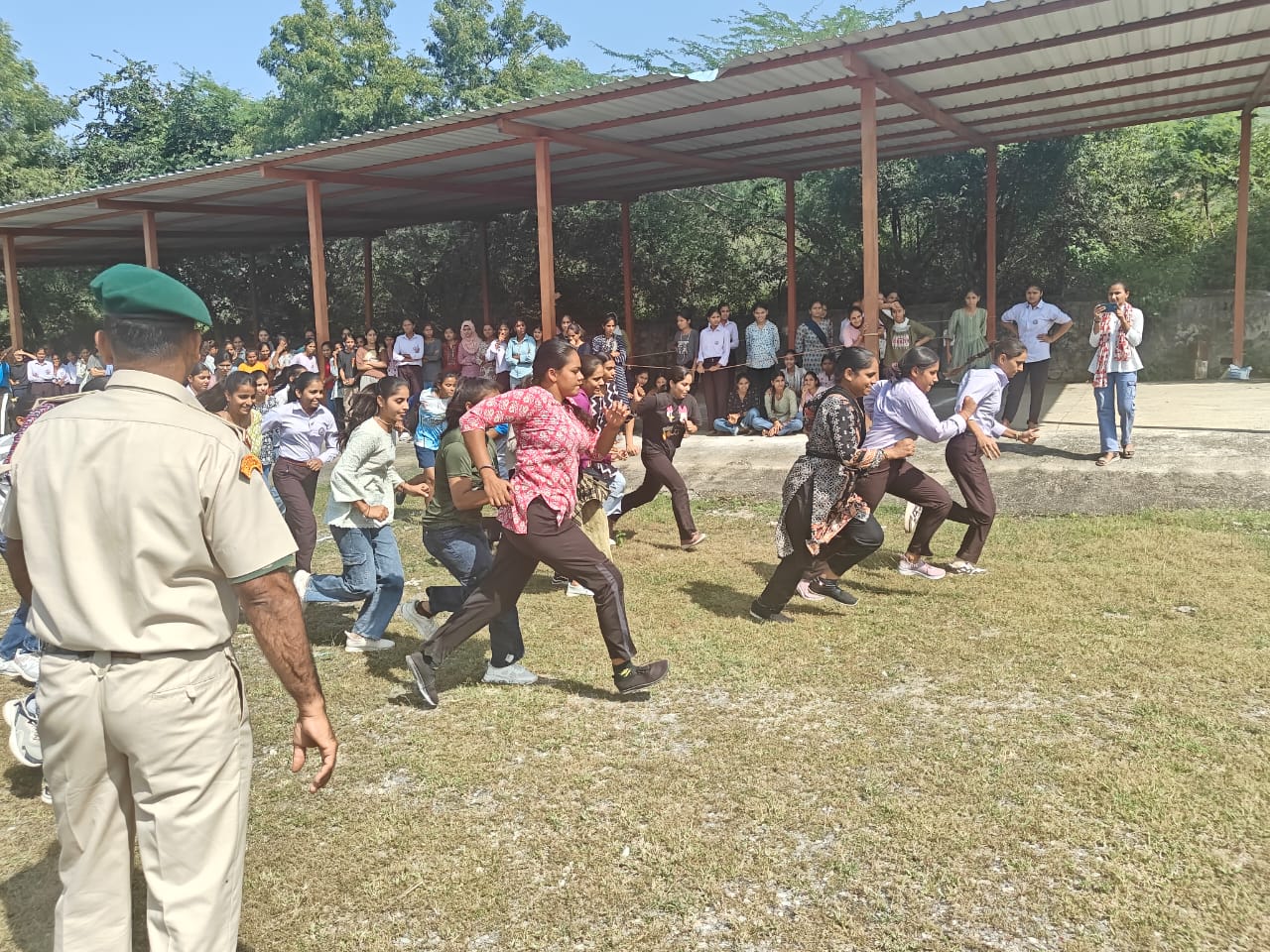 चित्तौड़गढ़ - कन्या महाविद्यालय में स्थापित हुई एनसीसी की महिला इकाई