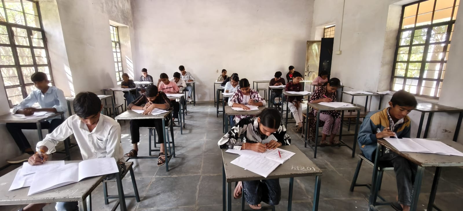 चित्तौड़गढ़ / डूंगला - जणवा समाज विकास संस्थान ने करवाई प्री बोर्ड परीक्षा 