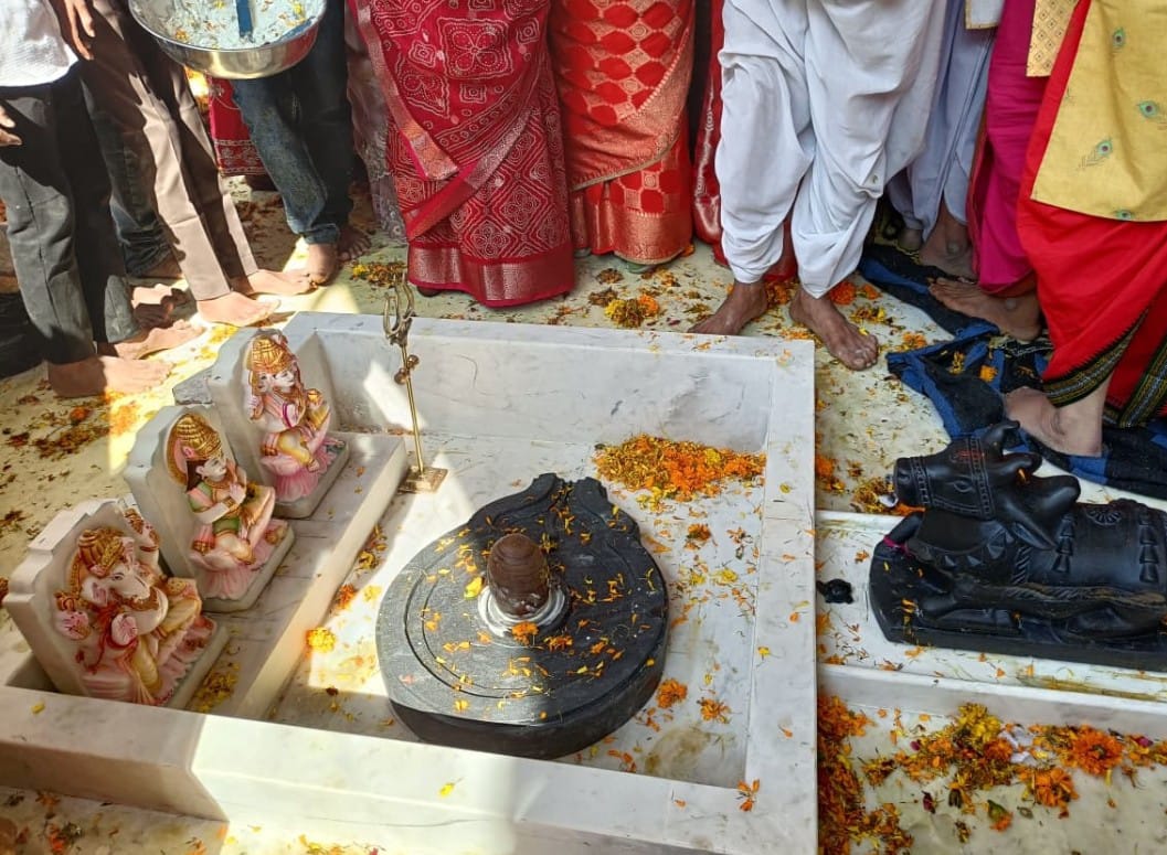 चित्तौड़गढ़ / डूंगला - चारभुजा नाथ मंदिर पर यज्ञ हवन मूर्ति स्थापना के साथ हुआ त्रिदिवसीय कार्यक्रम की पूर्णाहुति