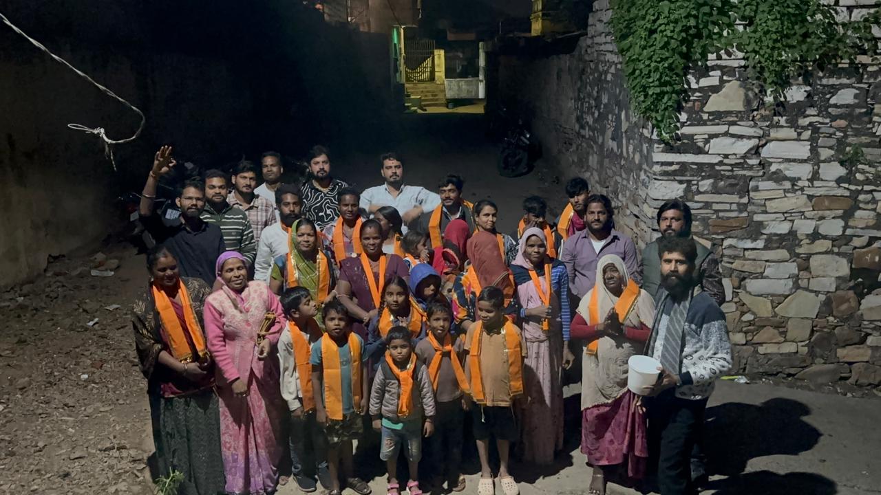 चित्तौड़गढ़ - हिंदू जागरण मंच ने मनाई भगान बिरसा मुंडा की 150वीं जयंती