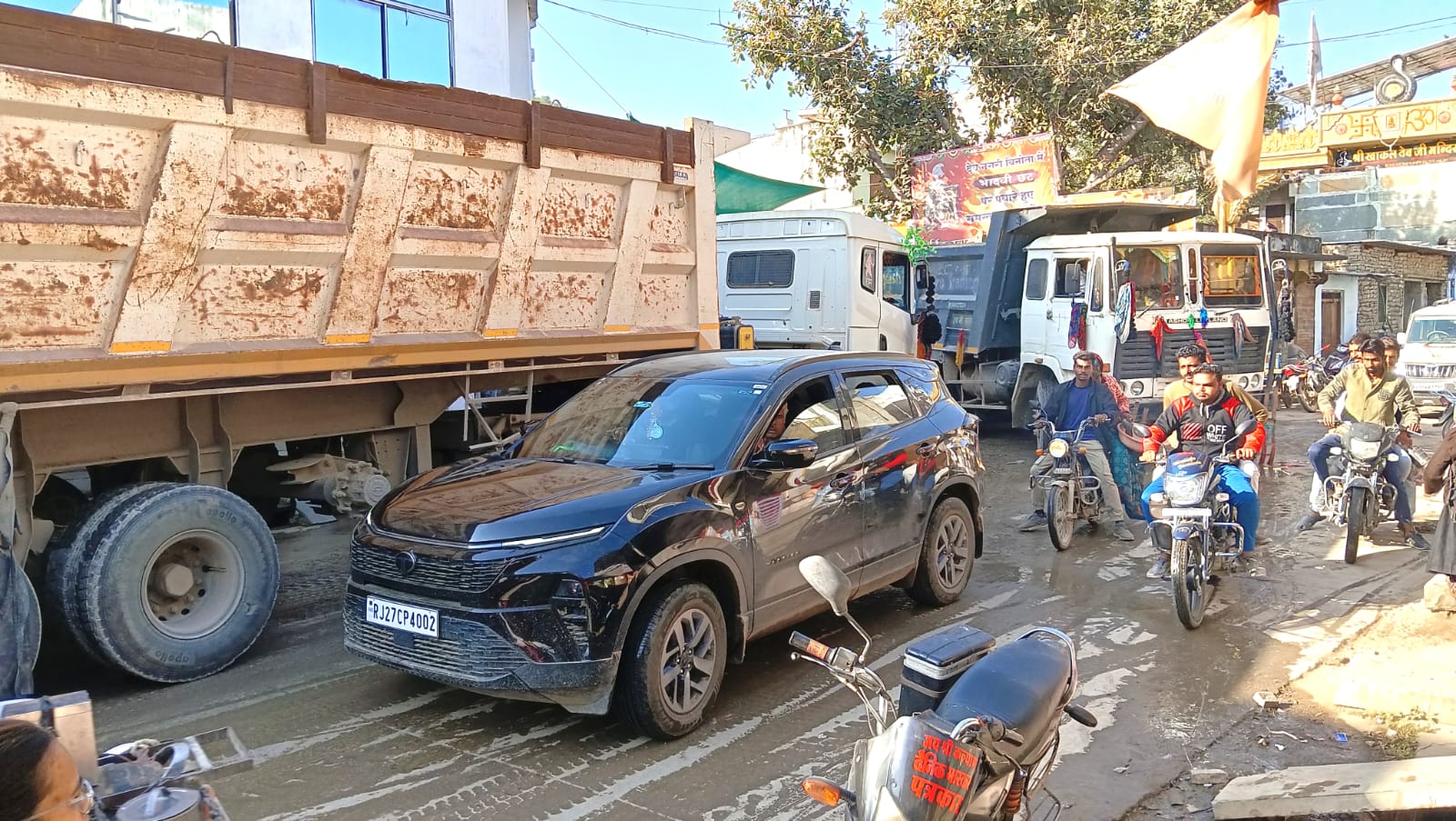 चित्तौड़गढ़ / बिनोता - बिनोता बस स्टैंड अतिक्रमण की मार, हर दिन जाम, लोग परेशान