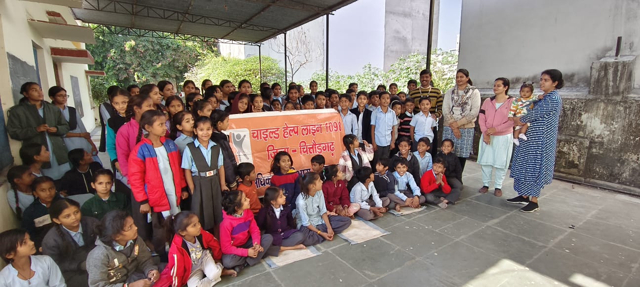 चित्तौड़गढ़ - बाल विवाह मुक्त राजस्थान अभियान के तहत छात्र–छात्राओं को दिलाई शपथ