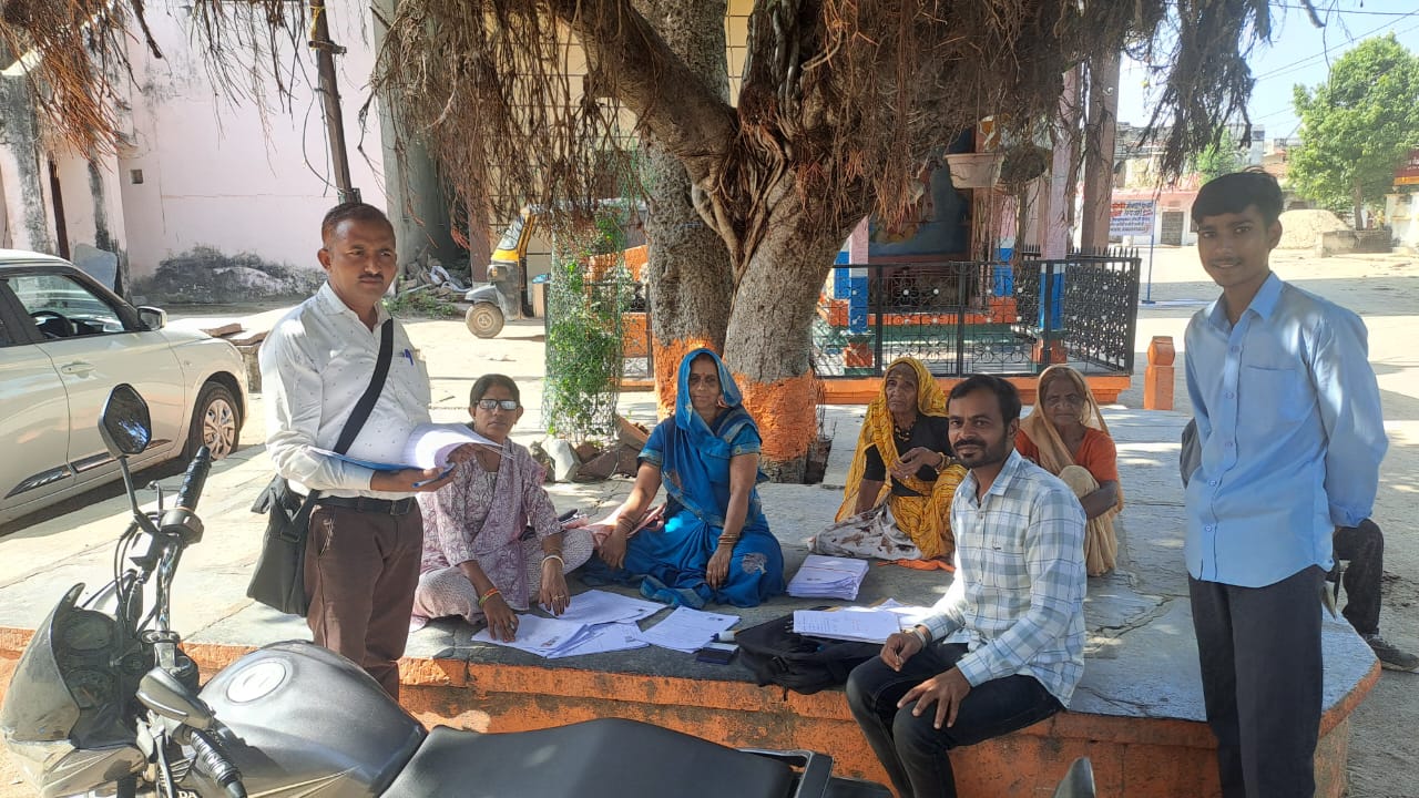 चित्तौड़गढ़ - घोसुण्डा ग्राम पंचायत में 100 प्रतिशत एसएआर उपलब्धि