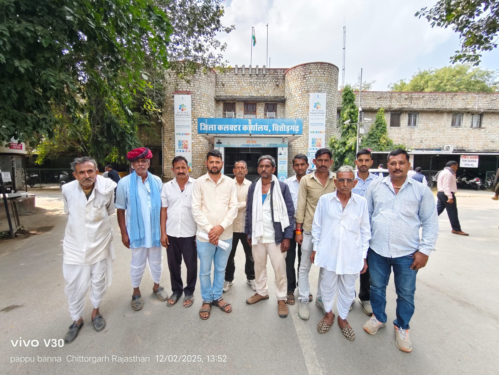 चित्तौड़गढ़ - चकतिया को लोठियाना पंचायत में रखने की मांग