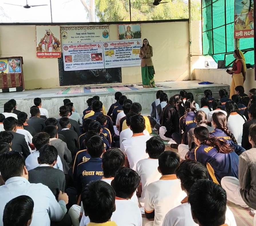 चित्तौड़गढ़ / कपासन - महिला अधिकारिता विभाग के सोलह दिवसीय कार्यक्रम के तहत कार्यशाला का आयोजन