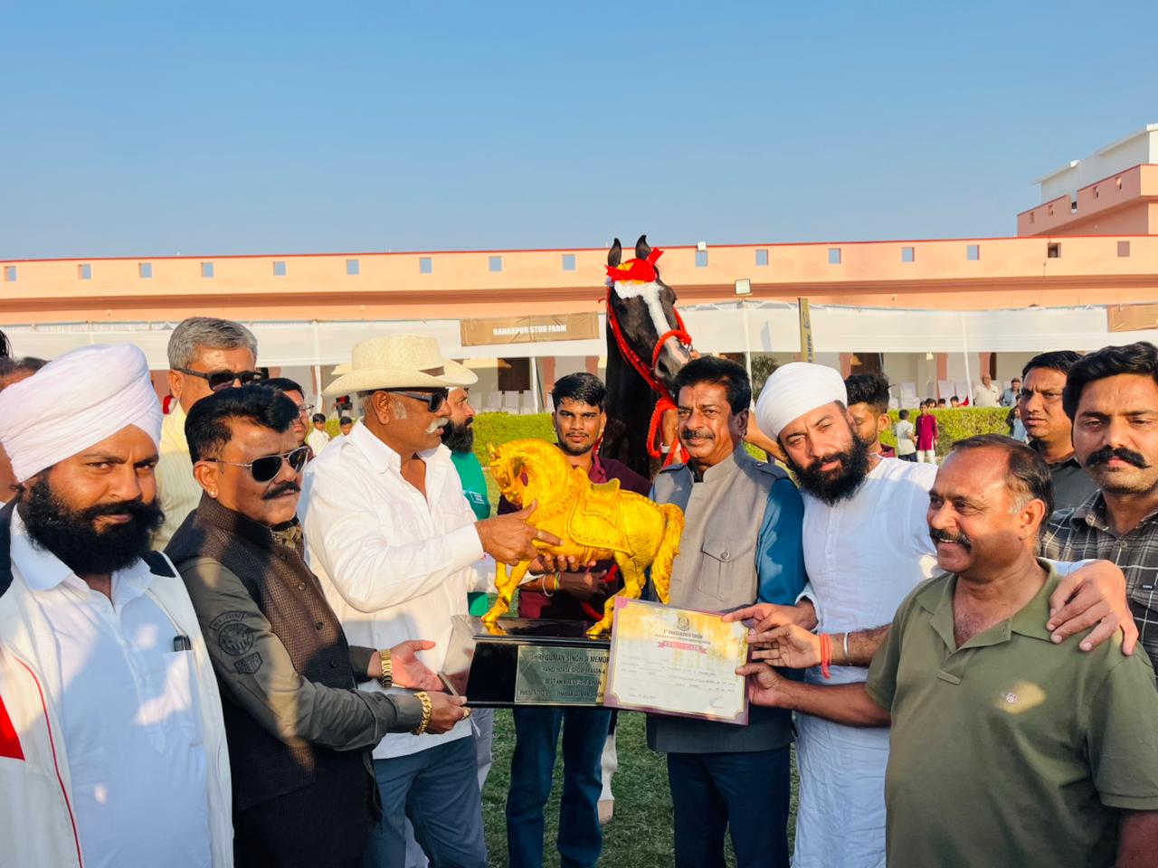 चित्तौड़गढ़ / बेगूं - नाहरगढ़ के चैम्पियन स्टार ने रांसी हॉर्स शो 2025 में जीता बेस्ट ऐनिमल ऑफ द शो का खिताब