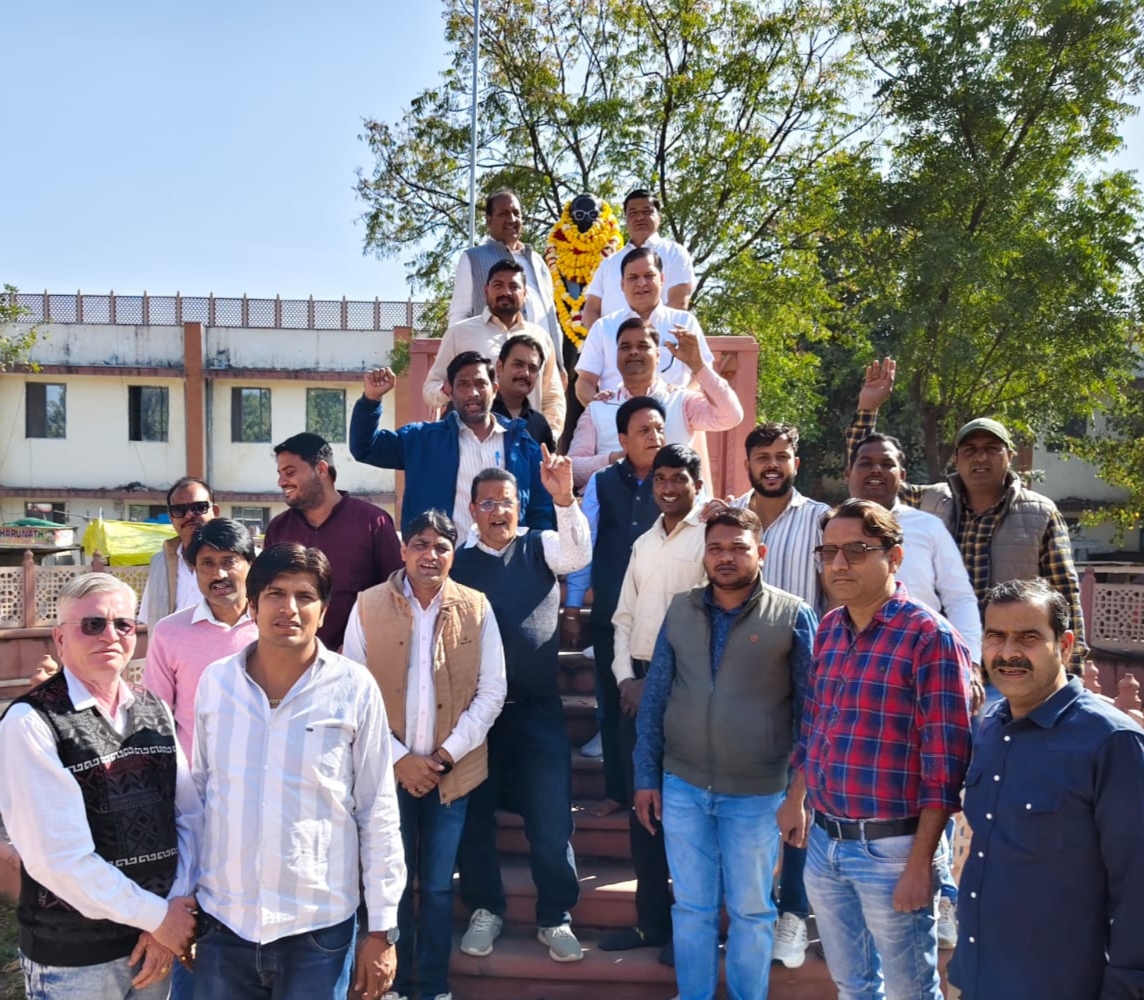 चित्तौड़गढ़ / निम्बाहेड़ा - बाबा साहब अम्बेडकर के निर्वाण दिवस पर भाजपा ने किया श्रद्धासुमन अर्पण