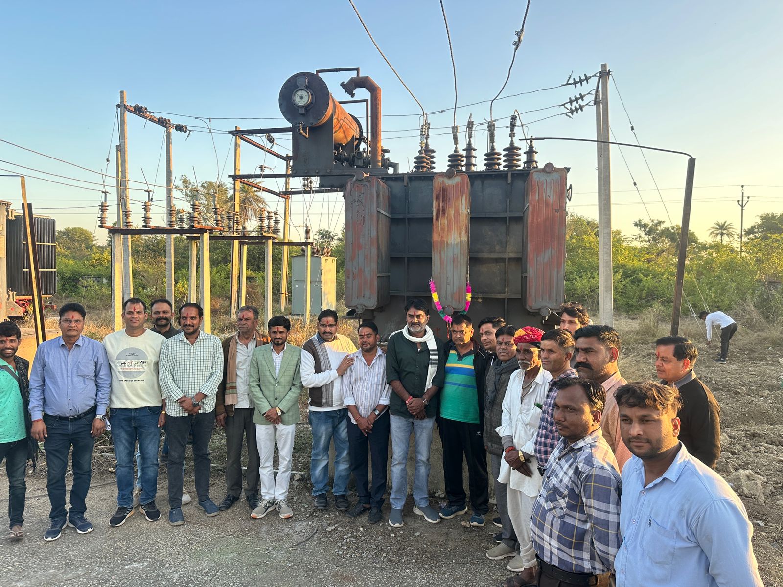 चित्तौड़गढ़ - नरेला जीएसएस पर अतिरिक्त 3.15 एमवीए ट्रांसफॉर्मर चार्ज