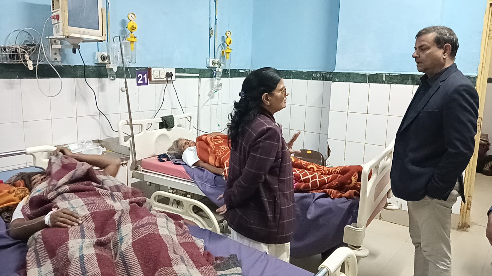 चित्तौड़गढ़ - एडीएम ने किया श्री सांवलियाजी सामान्य एवं महिला चिकित्सालय का औचक निरीक्षण