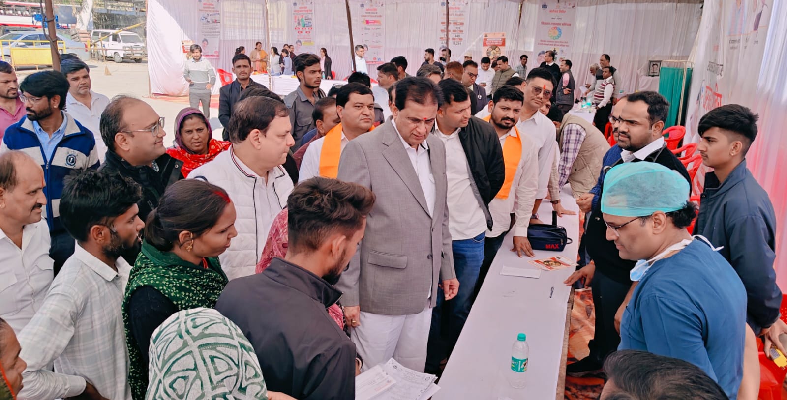 चित्तौड़गढ़ / निंबाहेड़ा - आरोग्य शिविर के अंतर्गत जिला चिकित्सालय में विशेष स्वास्थ्य शिविर का आयोजन