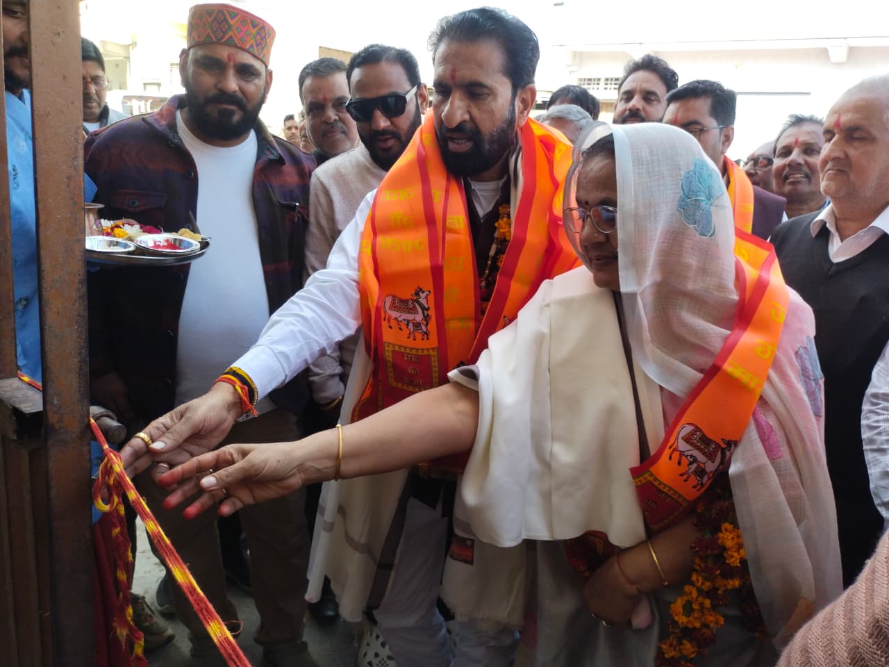 चित्तौड़गढ़ / कपासन - आचार्य श्री नागेश श्री राम गोशाला का लोकार्पण समारोह संपन्न 