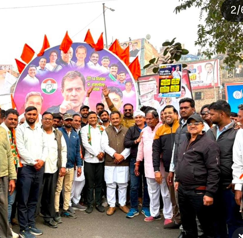 चित्तौड़गढ़ / बेगूं - कार्यकारी ब्लॉक अध्यक्ष जैन के नेतृत्व में कांग्रेस कार्यकर्ताओं ने महारैली में लिया भाग