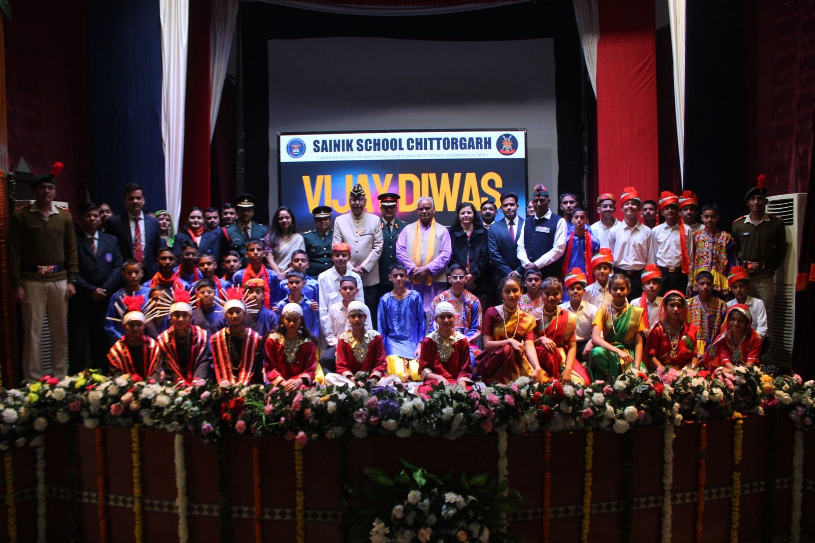 चित्तौड़गढ़ - सैनिक स्कूल में विजय दिवस की 55वीं वर्षगांठ ऐतिहासिक गरिमा, गौरव एवं राष्ट्रभक्ति के साथ मनाई