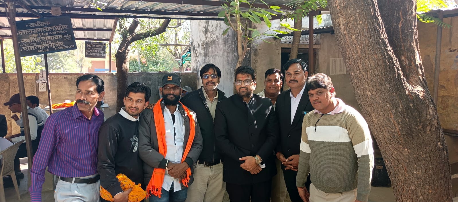 चित्तौड़गढ़ / कपासन - शर्मा के चित्तौड़ बार अध्यक्ष निर्वाचित होने पर कपासन में किया स्वागत 