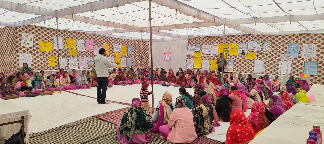 चित्तौड़गढ़ / कपासन - कपासन में मुस्कान आंगनबाड़ी शिक्षण मेले का हुआ आयोजन