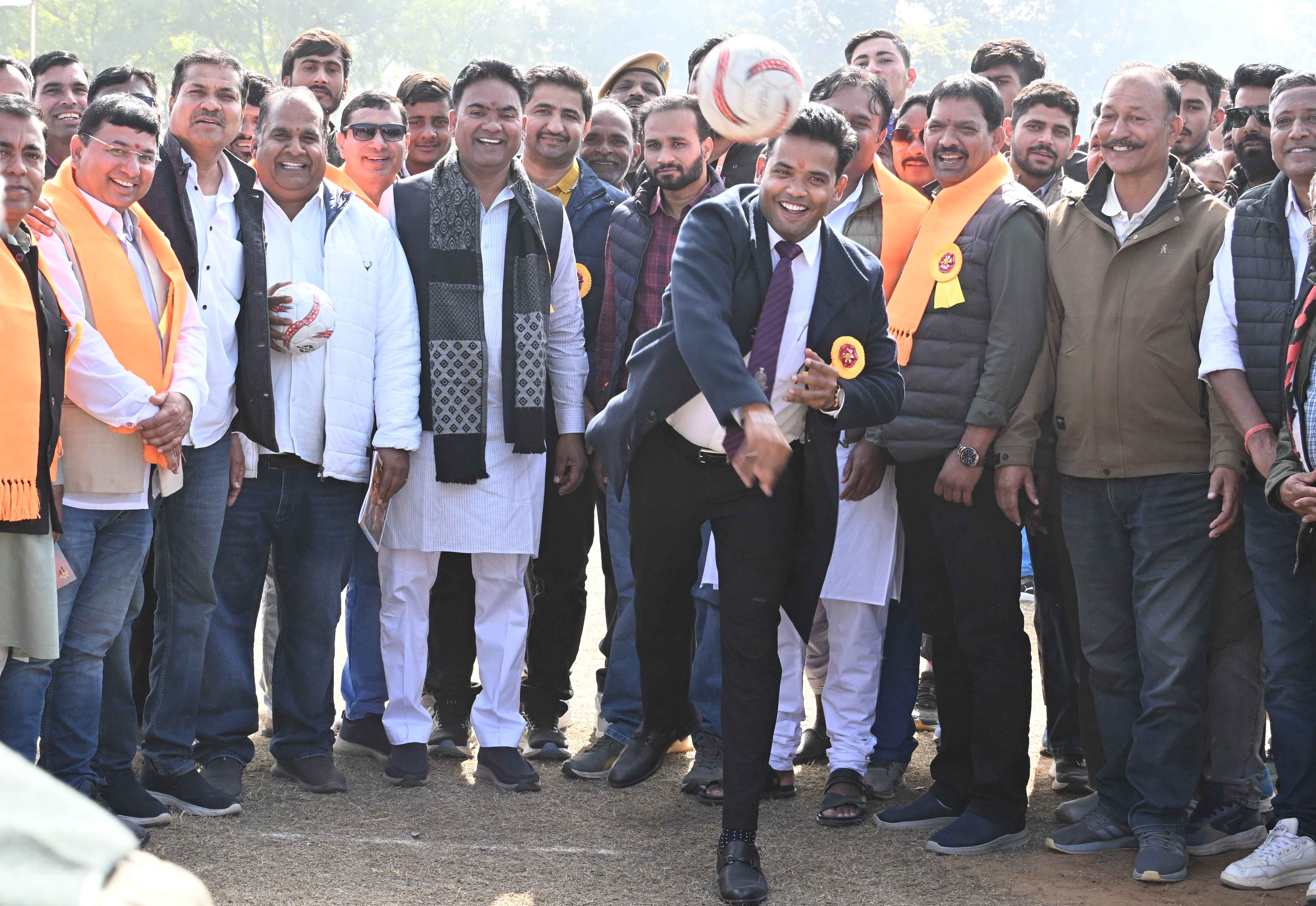 चित्तौड़गढ़ - 69वीं राष्ट्रीय विद्यालय स्तरीय हैंडबॉल प्रतियोगिता का भव्य आगाज