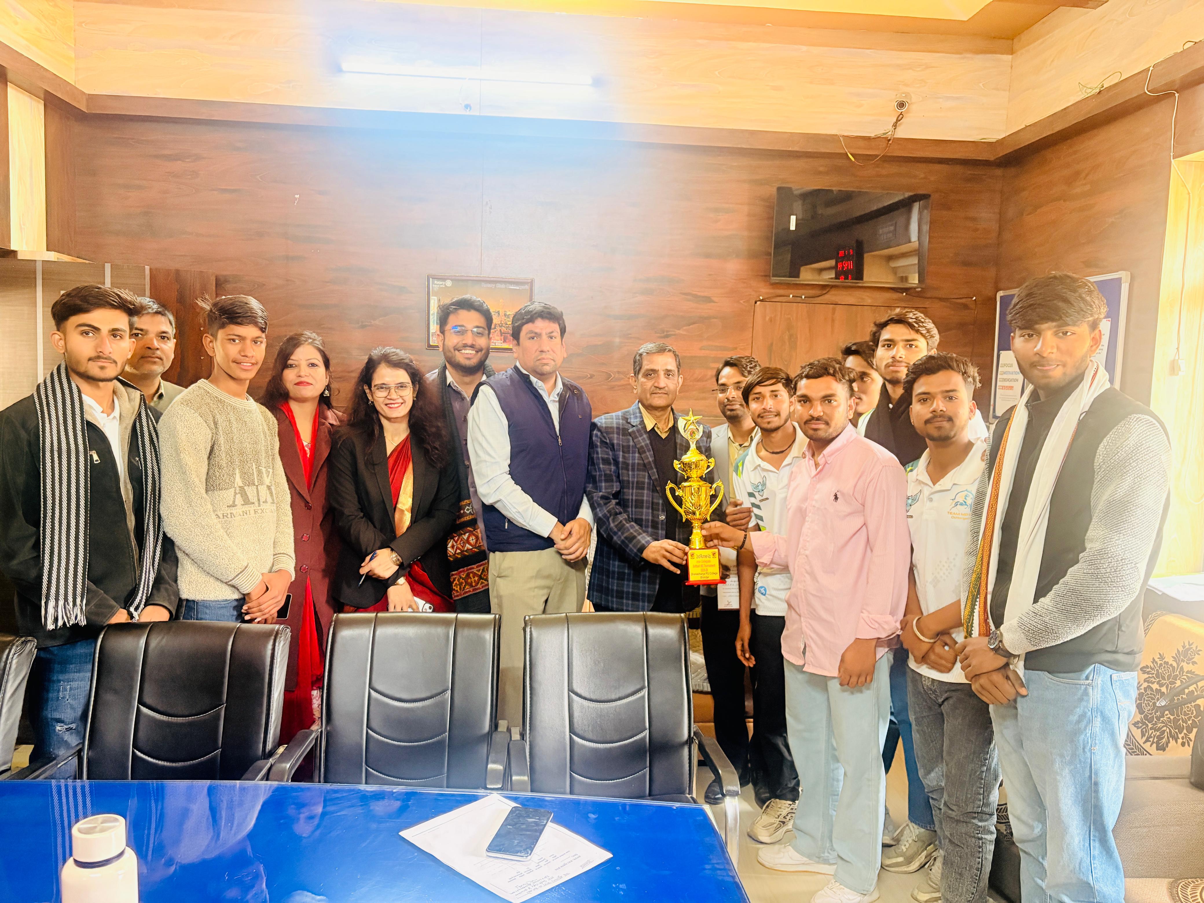 चित्तौड़गढ़ - अंतरमहाविद्यालय सॉफ्टबॉल चैंपियनशिप में महाराणा प्रताप कॉलेज को तृतीय स्थान