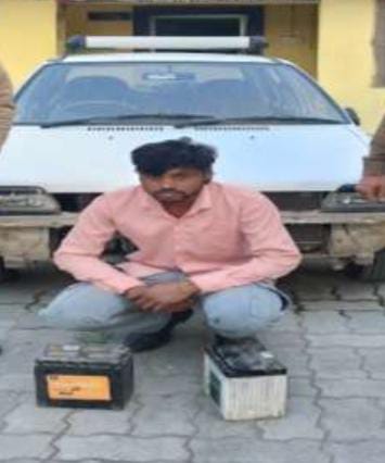 चित्तौड़गढ़ - नकबजनी की वारदात खुलासा, कार बरामद तथा घटना में प्रयुक्त एक मोटरसाइकिल जब्त, एक आरोपी गिरफ्तार