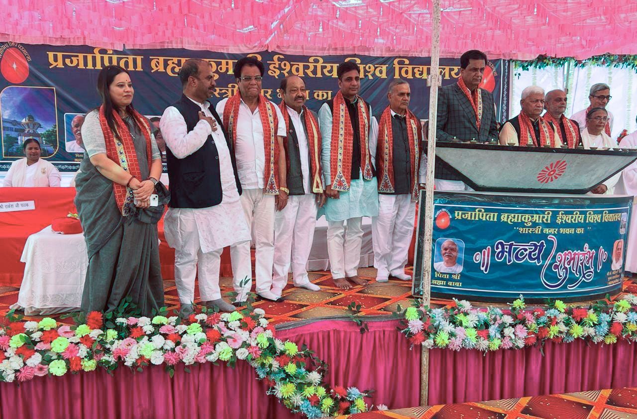 चित्तौड़गढ़ / निम्बाहेड़ा - हरणी महादेव रोड पर ब्रह्माकुमारीज़ के नव निर्मित सेवा केंद्र का भव्य उद्घाटन