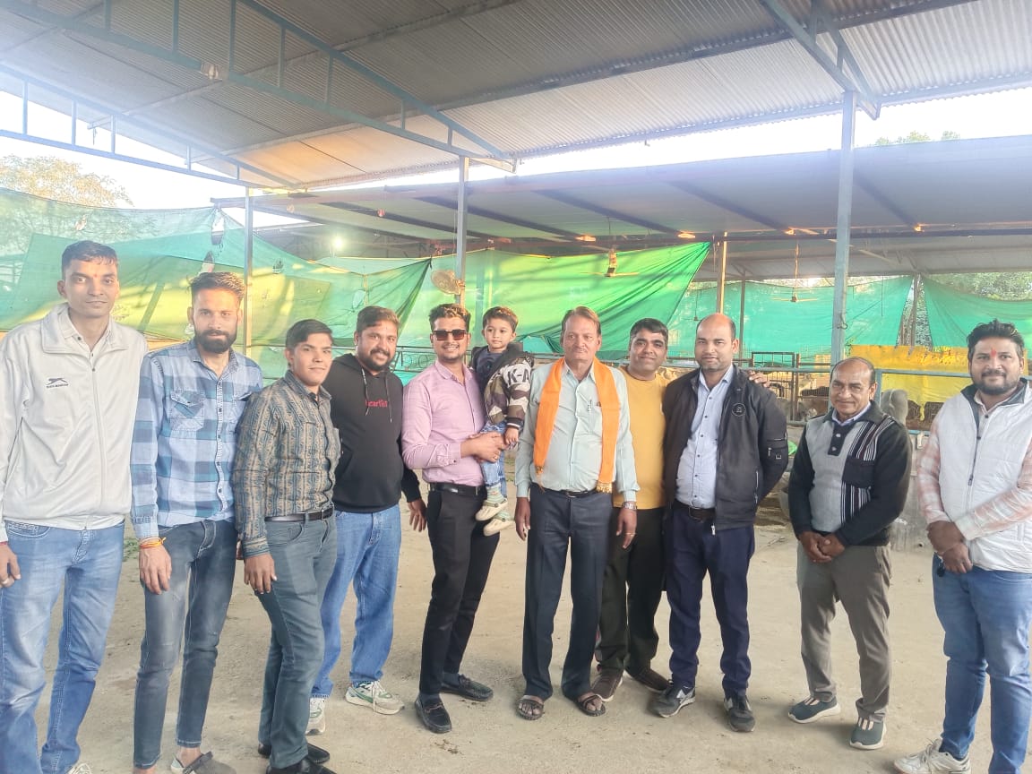 चित्तौड़गढ़ / कपासन - गौ सेवा वहां के लिए अंशदान देने पर किया अभिनंदन