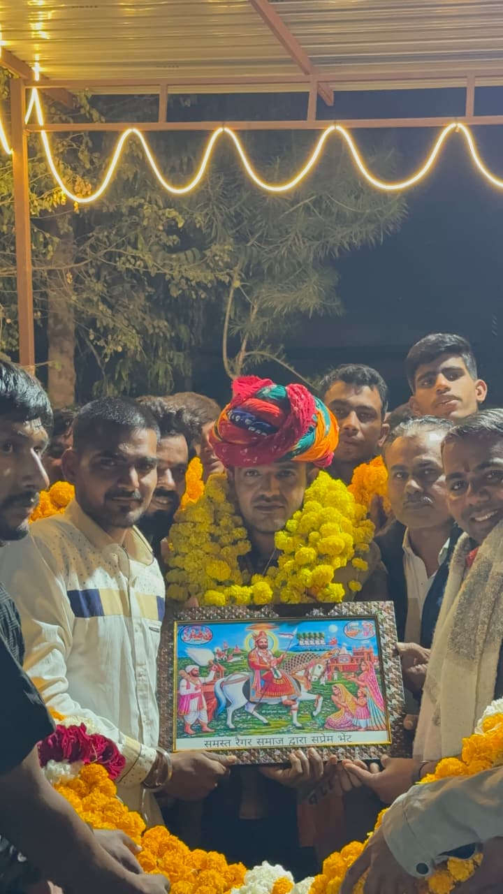 चित्तौड़गढ़ - नवनियुक्त भदेसर भाजपा मण्डल अध्यक्ष रायका का किया स्वागत