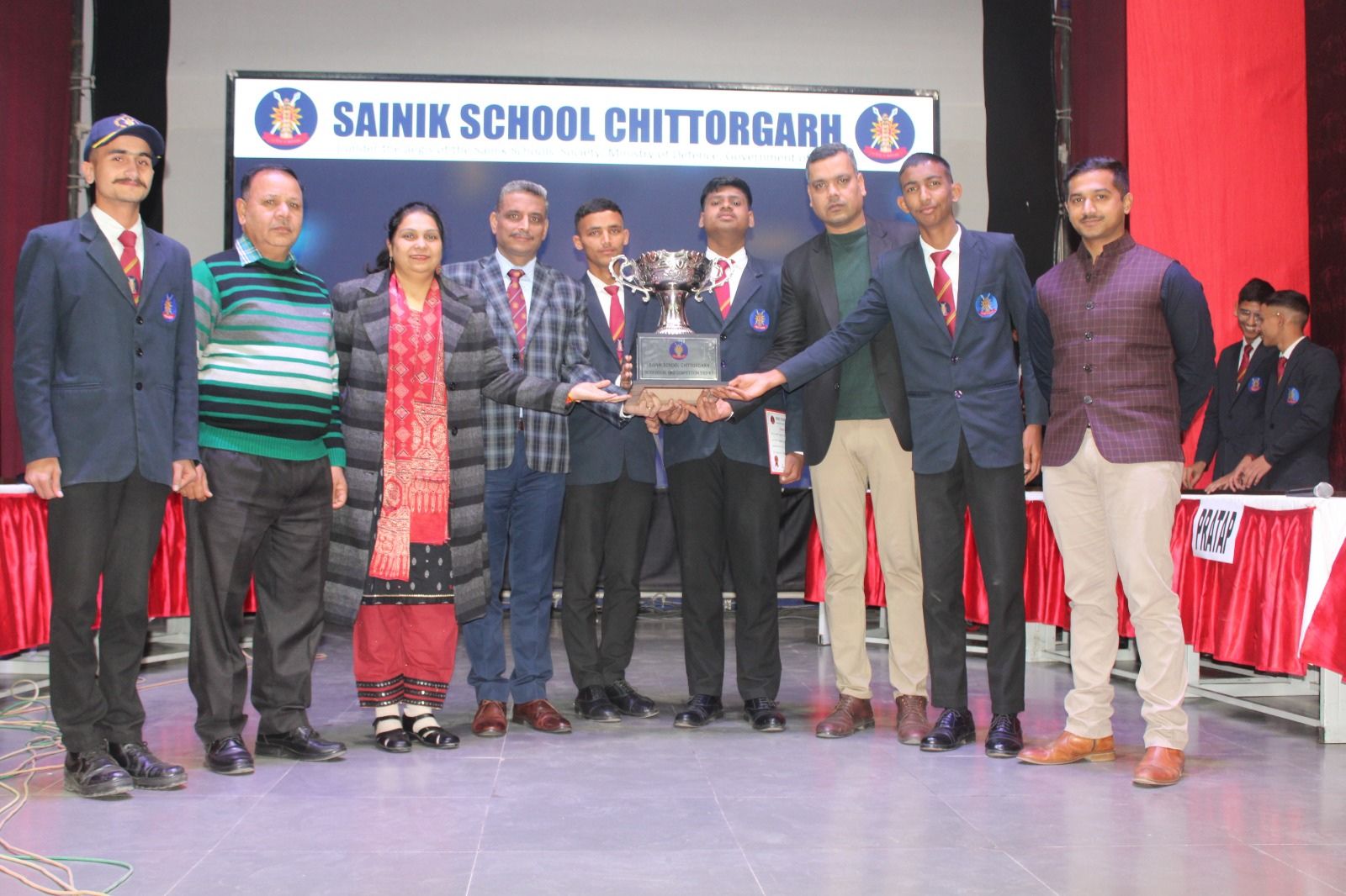 चित्तौड़गढ़ - सैनिक स्कूल में अन्तर सदनीय प्रश्नोत्तरी प्रतियोगिता का हुआ आयोजन