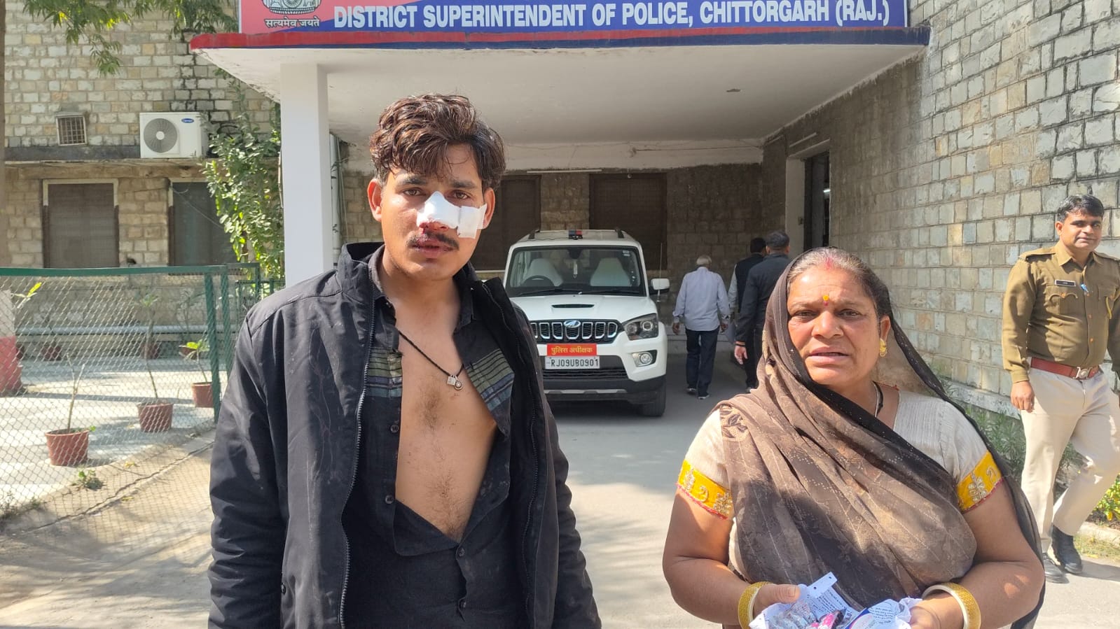 चित्तौड़गढ़ - दुर्ग पर पार्किंग को लेकर विवाद, युवक से मारपीट