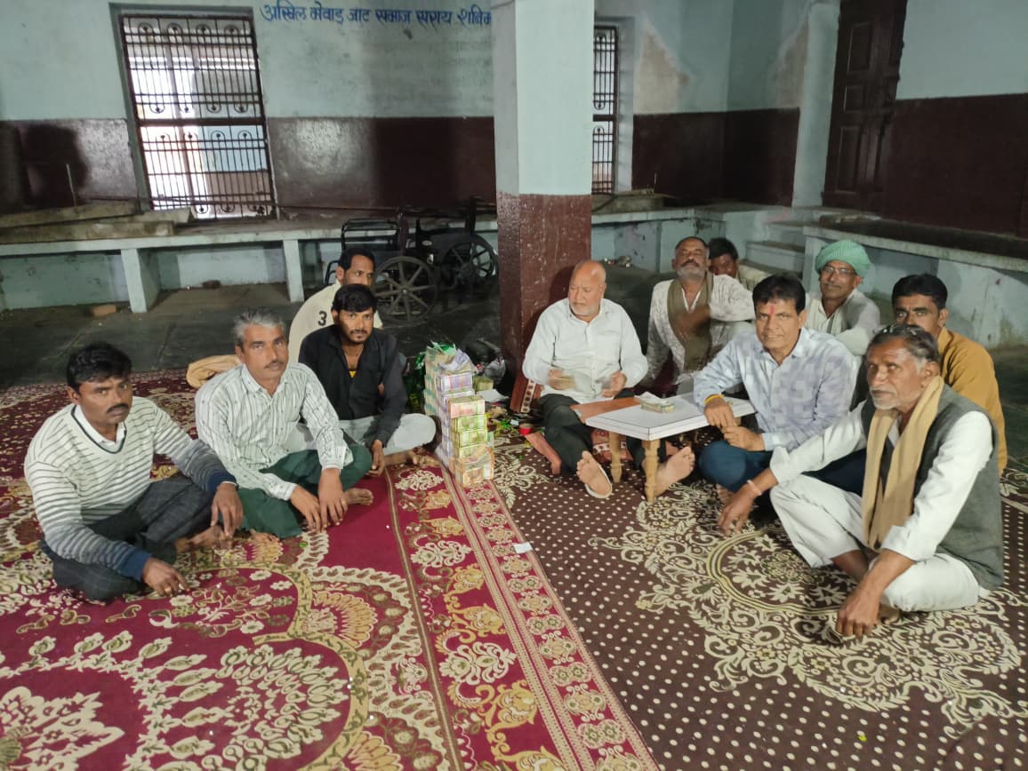 चित्तौड़गढ़ / कपासन - श्री शनिमहाराज आली के मासिक भंडार की हुई गणना, 18 लाख से अधिक की निकली राशि, सिक्कों की गणना