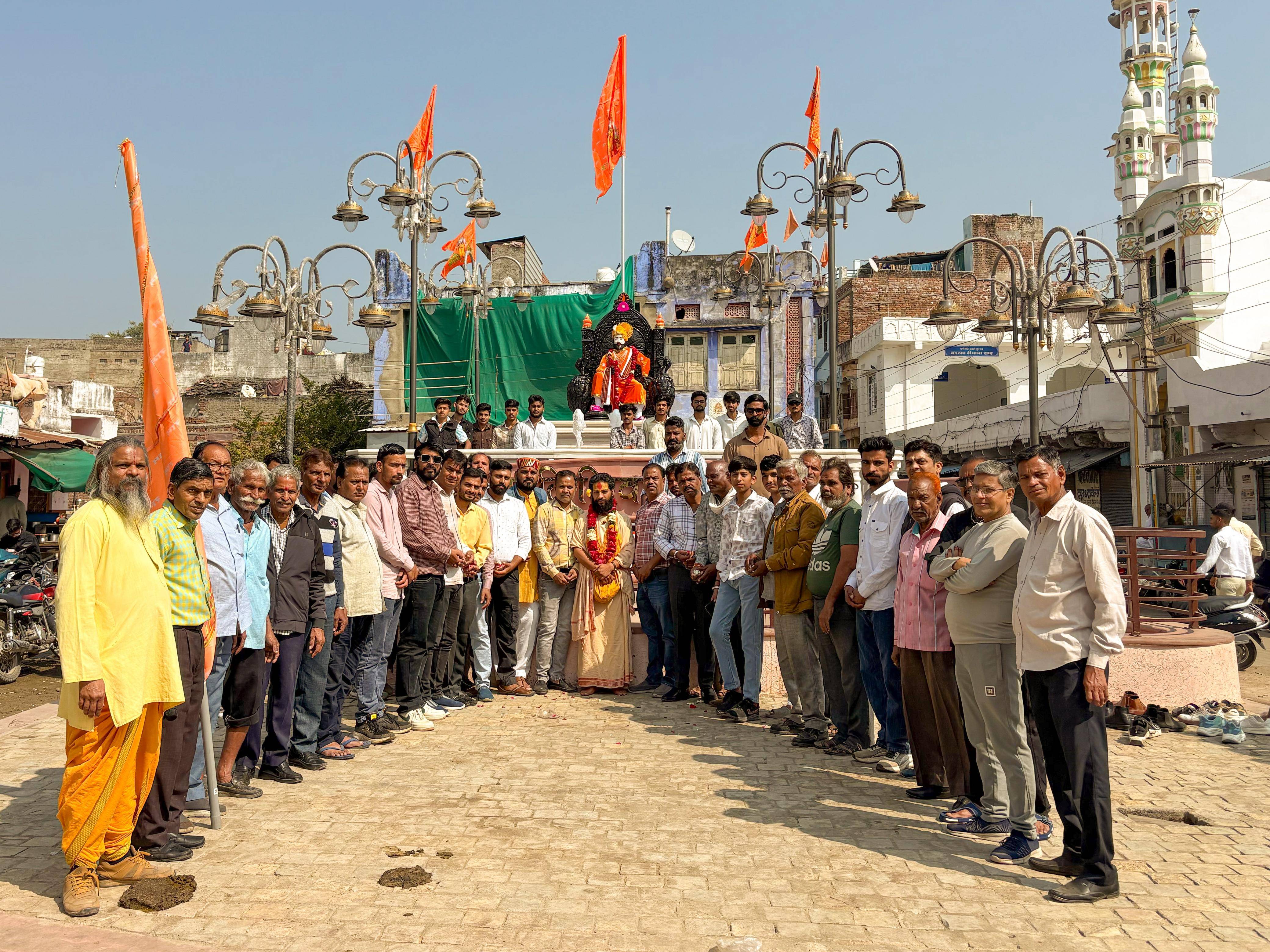 चित्तौड़गढ़ / कपासन - विश्व हिंदू परिषद ने धूमधाम से मनाया छत्रपति शिवाजी महाराज का जन्मोत्सव