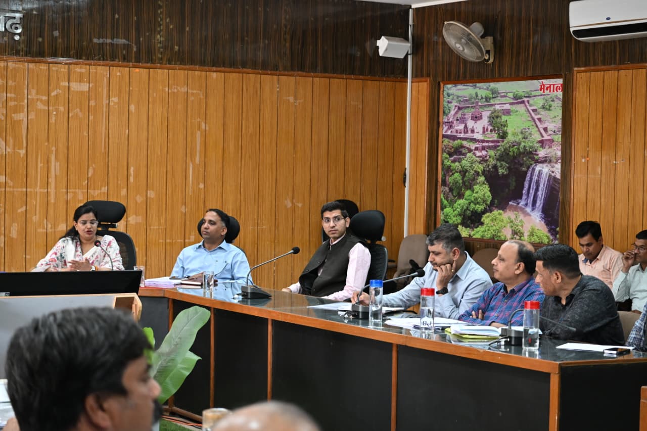 चित्तौड़गढ़ - संपर्क पोर्टल पर दर्ज लंबित प्रकरणों का समय पर करें निस्तारण –जिला कलेक्टर