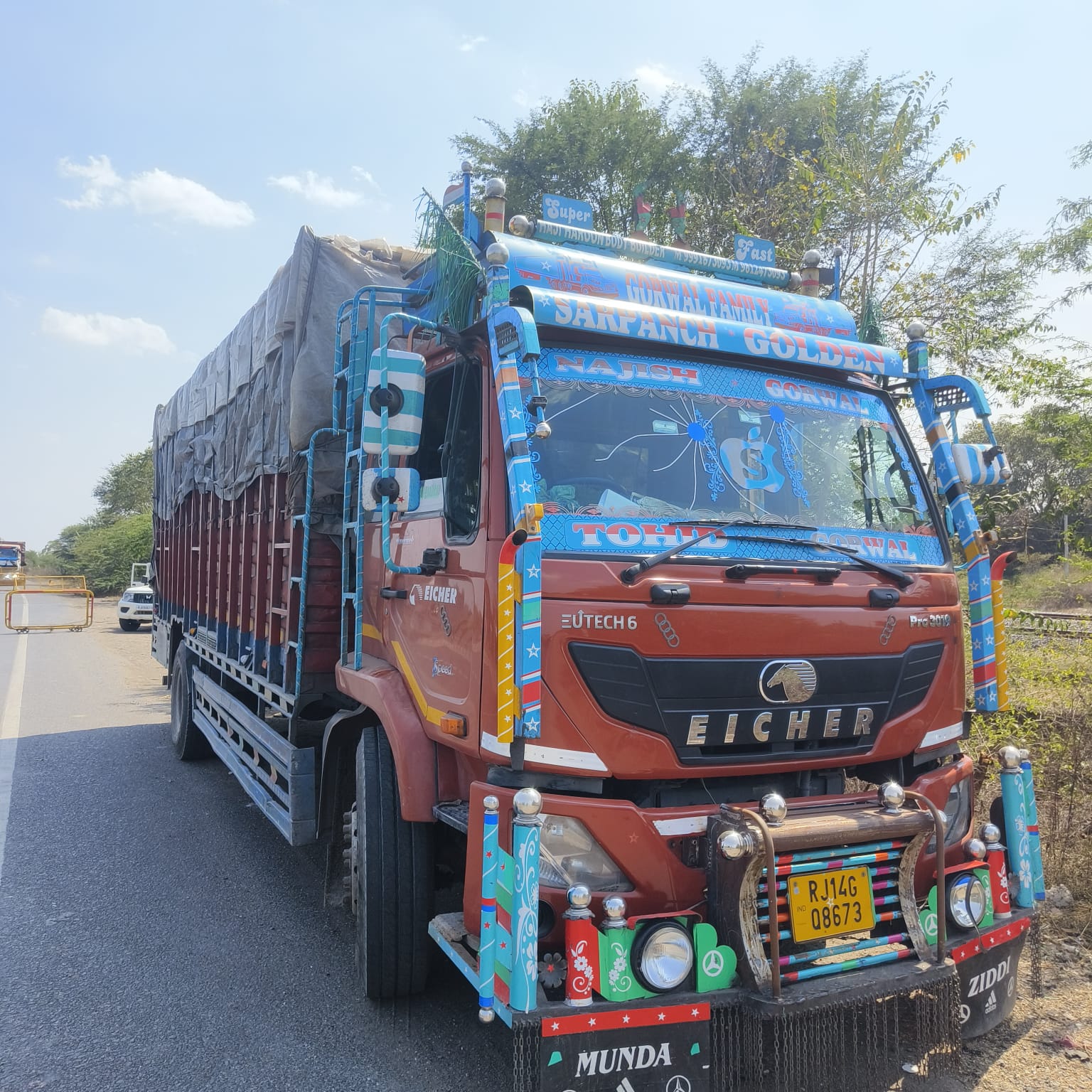 चित्तौड़गढ़ / निम्बाहेड़ा - 11 टन से अधिक लाल खैर की लकड़ी जब्त, आईशर ट्रक के साथ हरियाणा के दो आरोपी गिरफ्तार