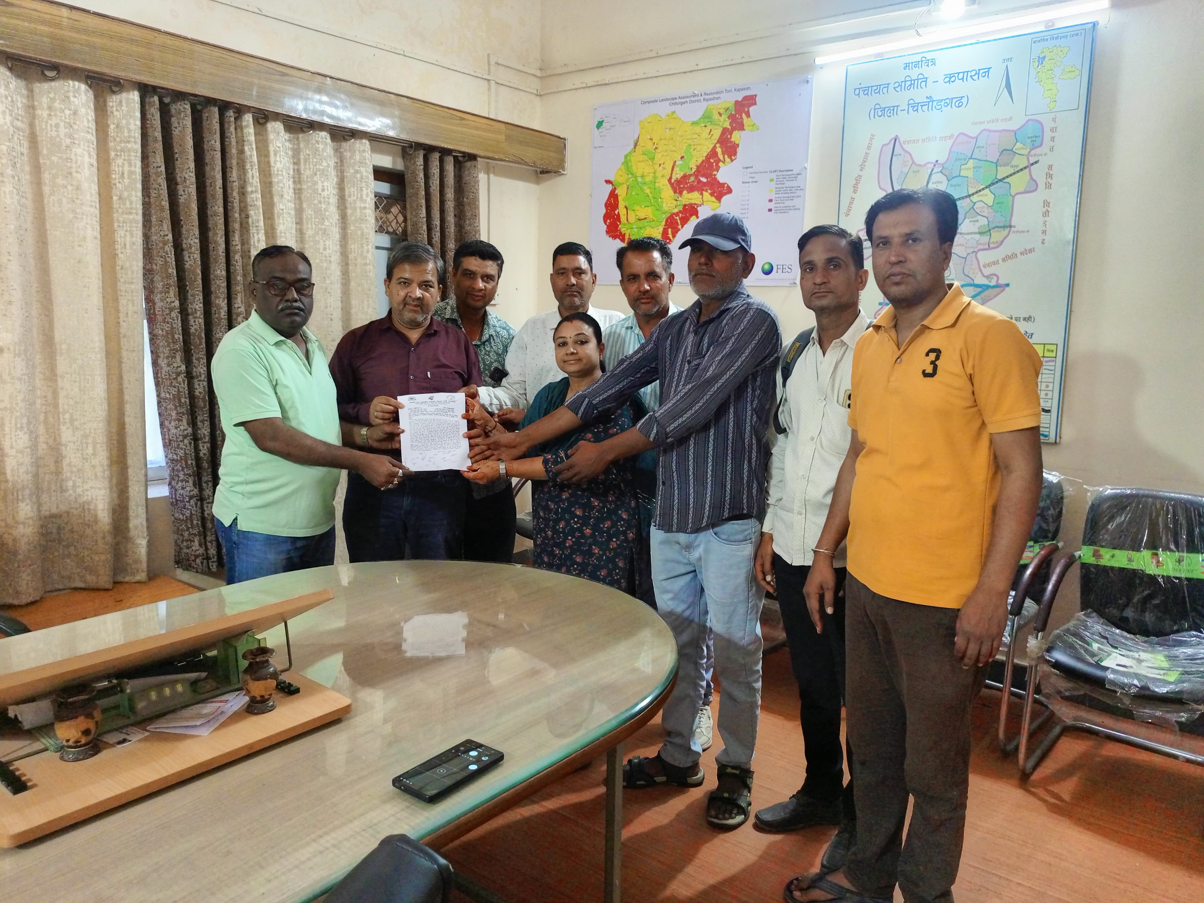 चित्तौड़गढ़ / कपासन - मंत्रालयिक कर्मचारियों ने किया ग्राम सभाओं का बहिष्कार