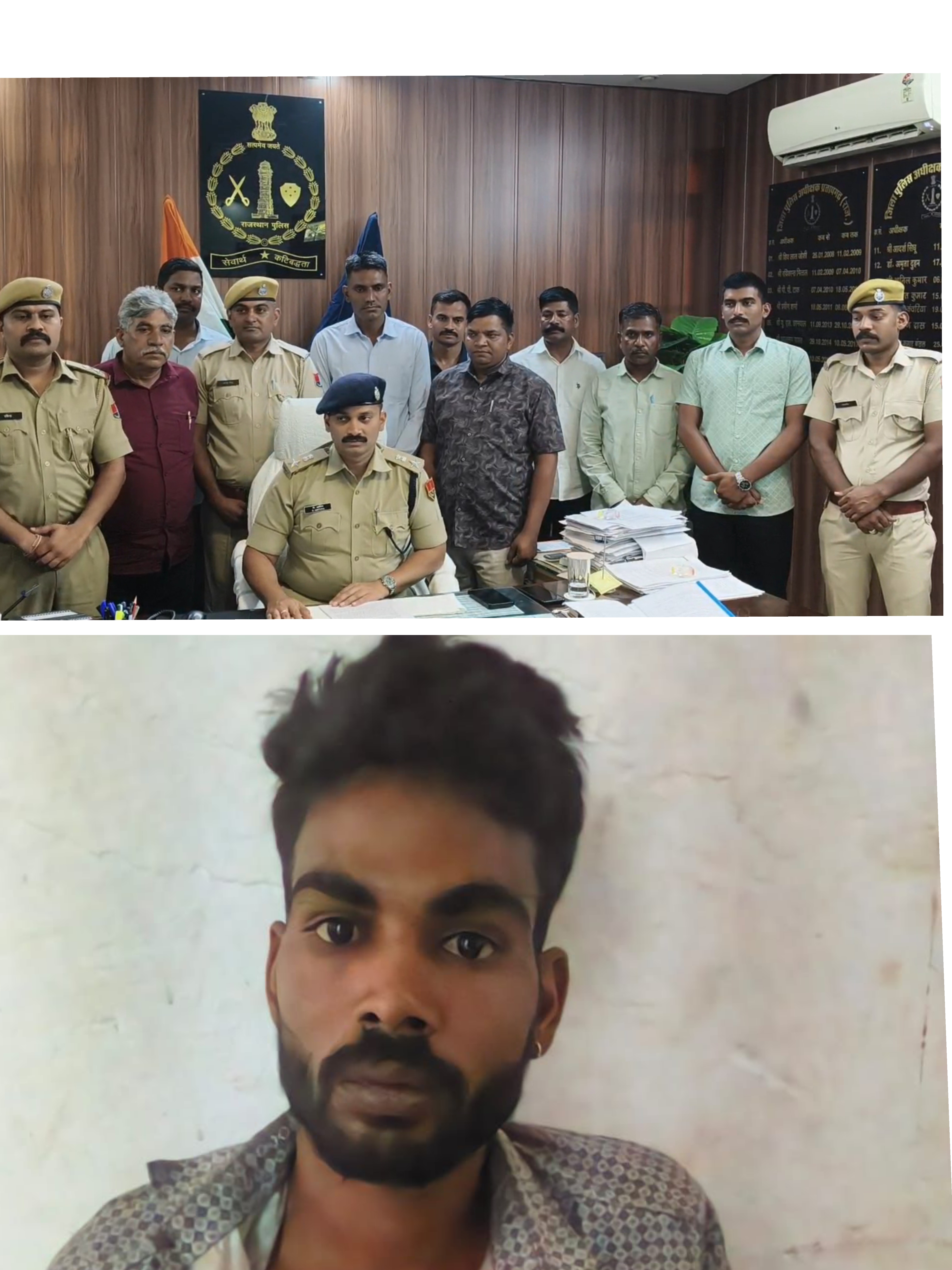 प्रतापगढ़ / छोटीसादड़ी - 25 हजार के इनामी बदमाश को जंगल से पकड़ा, पुलिस पर पत्थर फेंककर भागने की कोशिश