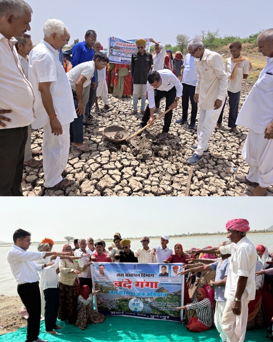 जल है तो कल है” के संकल्प के साथ बांधों पर उमड़ा जनसैलाब, गंगा आरती और श्रमदान से गूंजा सुमेरपुर क्षेत्र